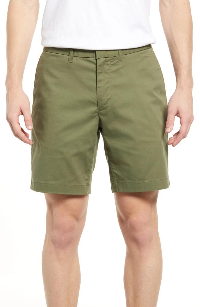 Nordstrom Coolmax® Stretch Chino Shorts in Green Sorrel Cover