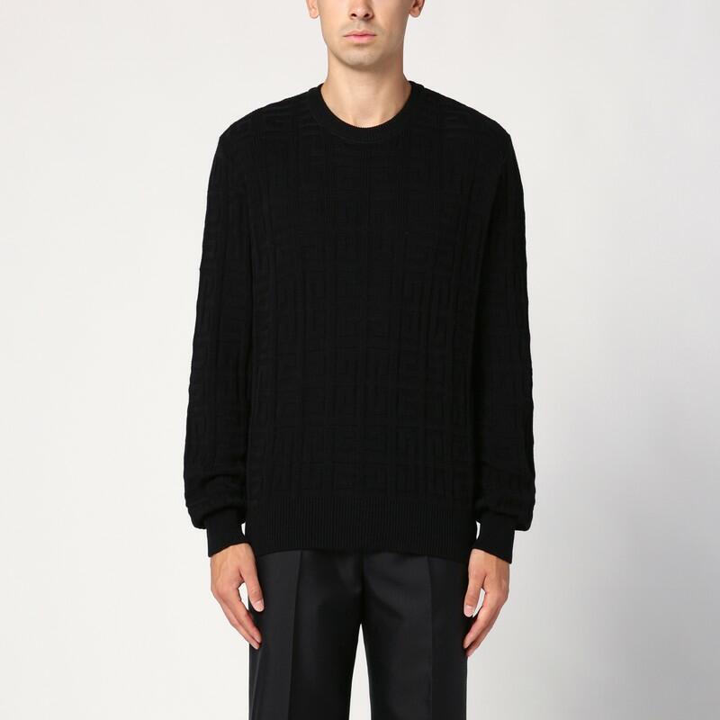 Givenchy Black sweater with 4G motifs Cover