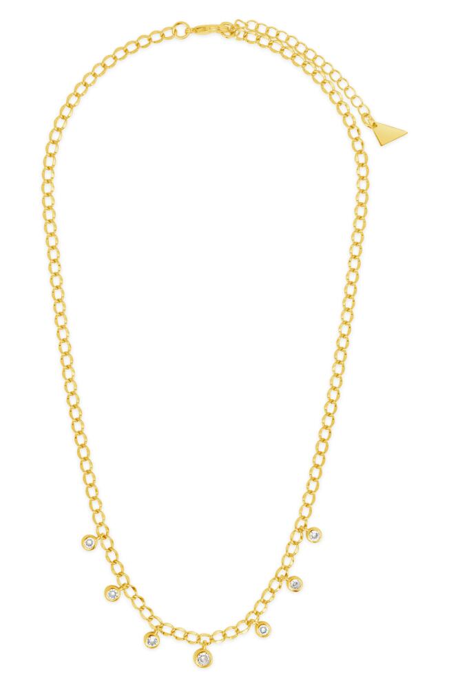 Sterling Forever Sydney Station Necklace in Gold Cover