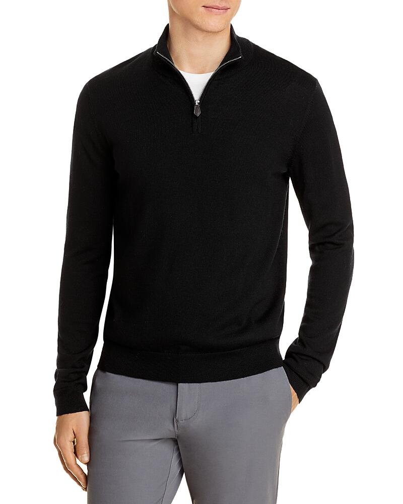 The Men's Store at Bloomingdale's Quarter-Zip Merino Sweater - Exclusive Cover