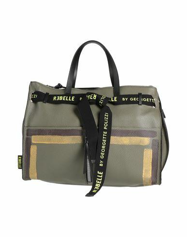 Rǝbelle Woman Handbag Military green Cow leather Cover