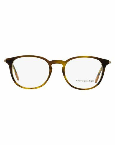 Zegna Zegna Oval Ez5125 Eyeglasses Man Eyeglass frame Brown Acetate, Metal Cover