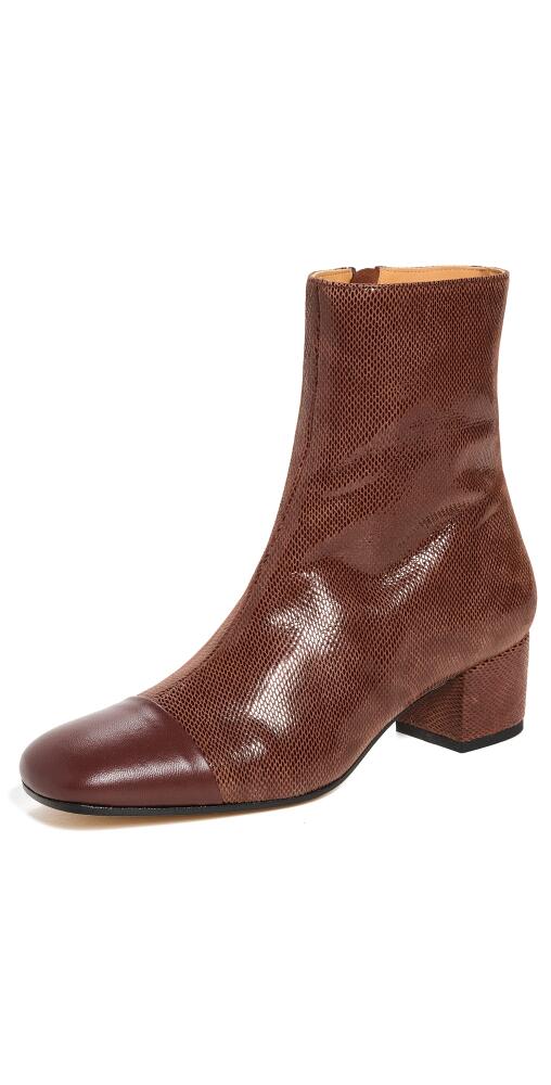 STAUD Aimee Short Boots Mahogany Cover