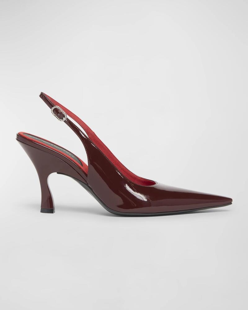 Stella McCartney Elsa Vegan Patent Slingback Pumps Cover