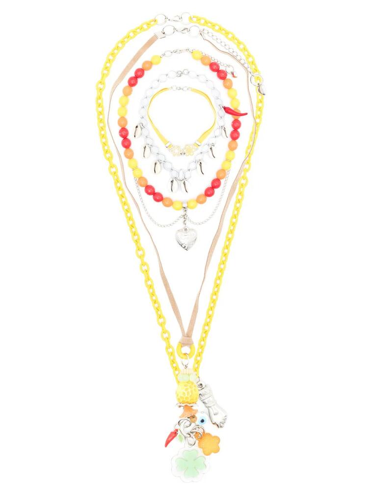 Amir Slama four-strand charm necklace - Multicolour Cover