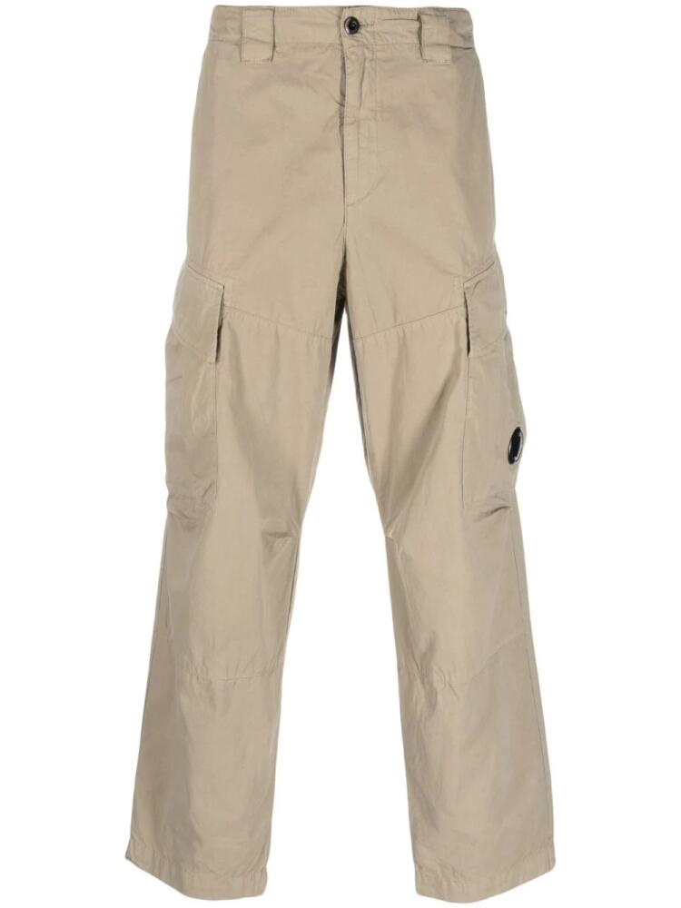 C.P. Company Lens-detail cargo trousers - Neutrals Cover