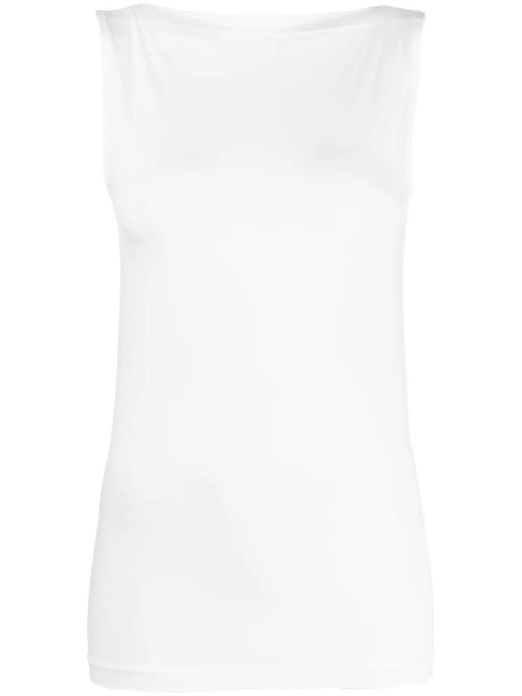 Wolford boat-neck tank top - White Cover