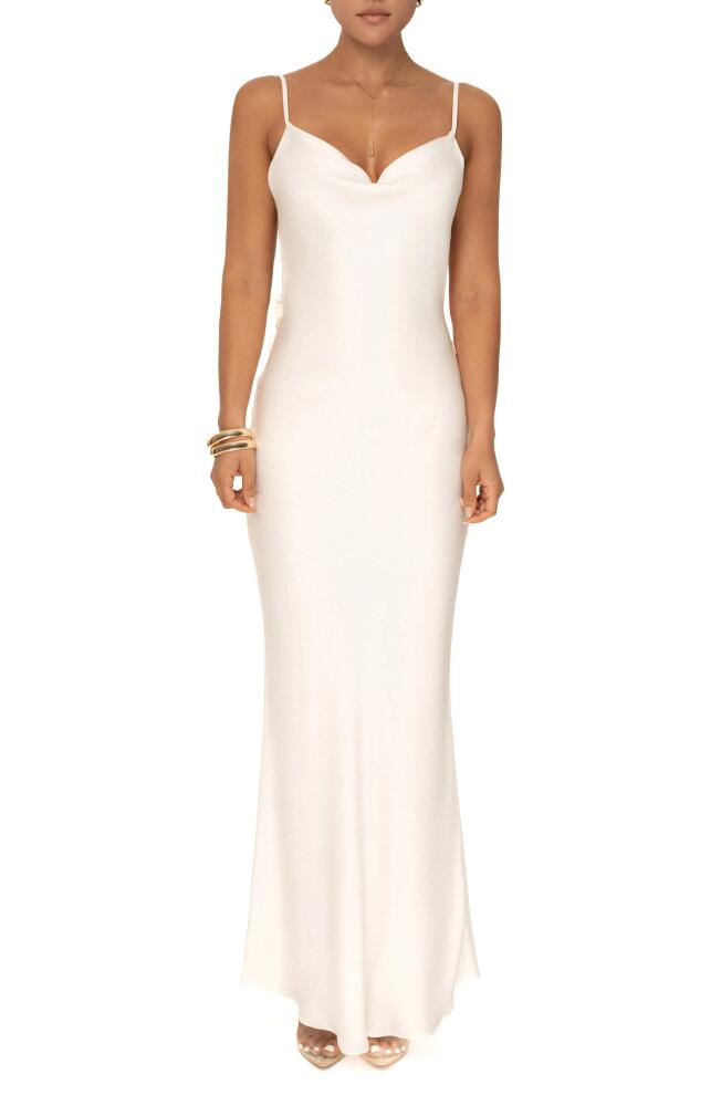 JLUXLABEL Down The Aisle Satin Gown in White Cover