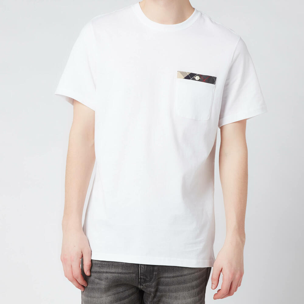 Barbour Heritage Men's Durness T-Shirt - White Cover