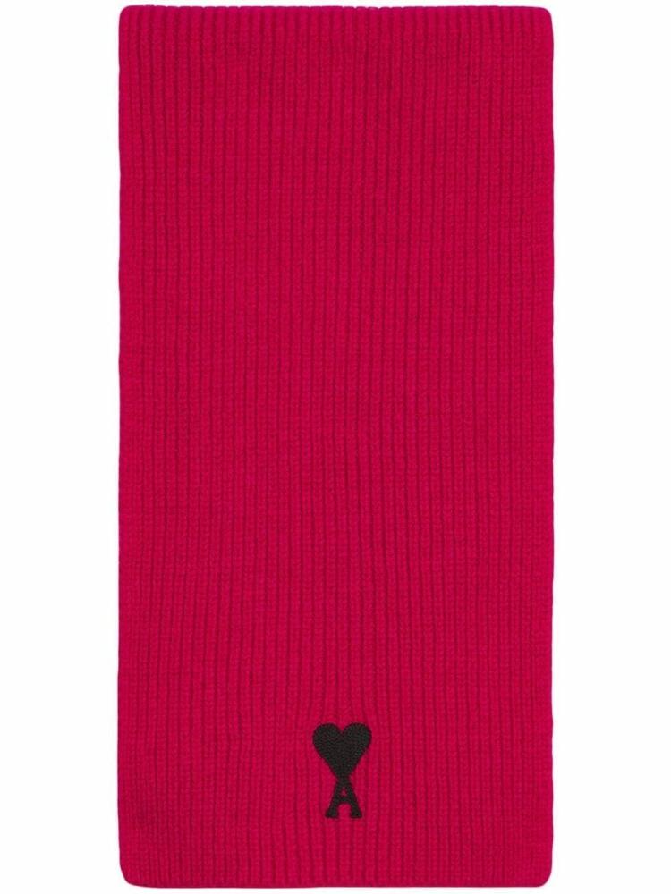 AMI Paris Ami de Coeur scarf - Pink Cover