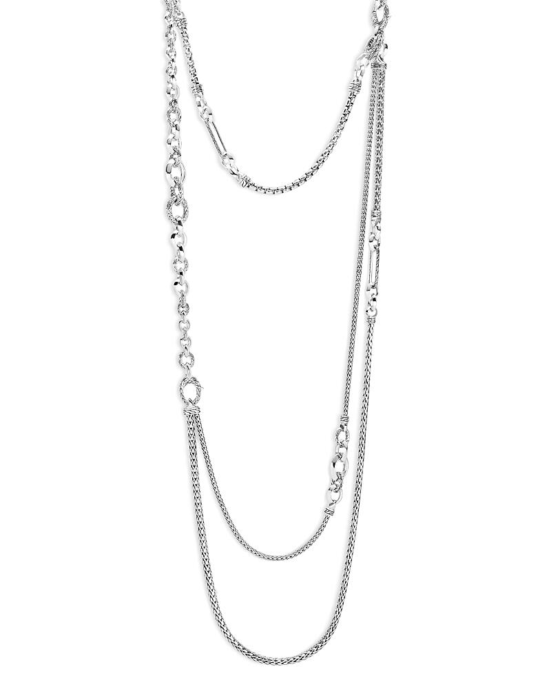 John Hardy Sterling Silver Classic Chain Layered Necklace, 34 Cover