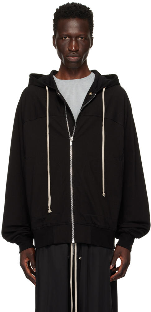 Rick Owens Black Porterville Windbreaker Hoodie Cover