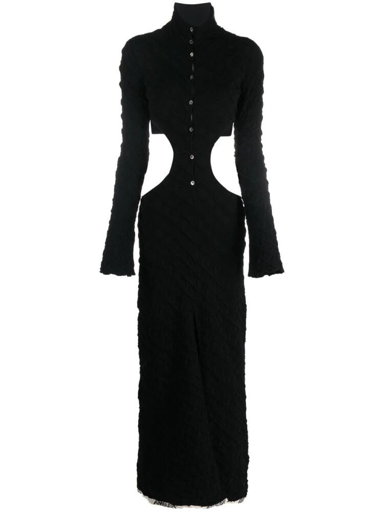 AMBUSH cut-out knitted dress - Black Cover