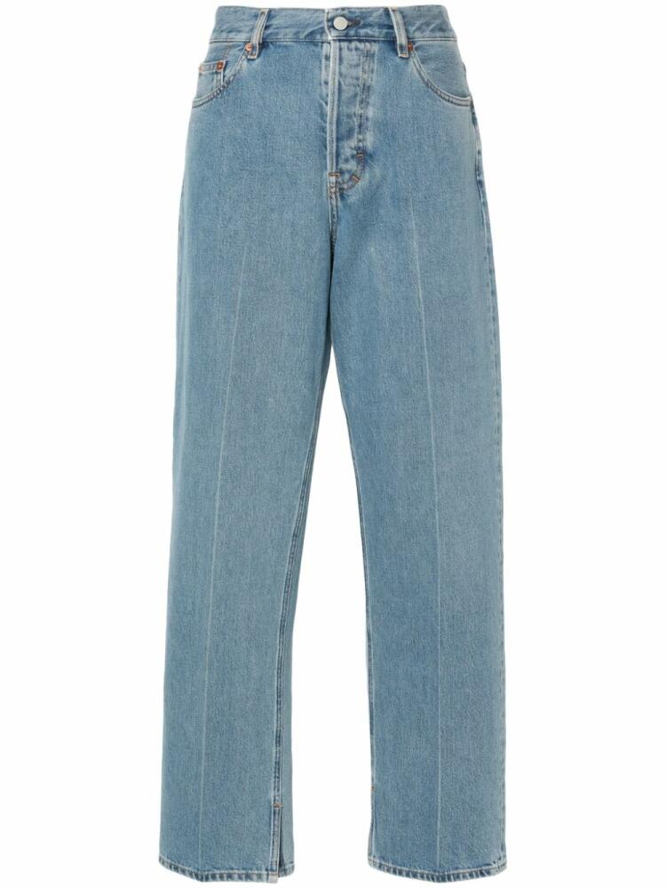 Gucci low-rise straight-leg jeans - Blue Cover