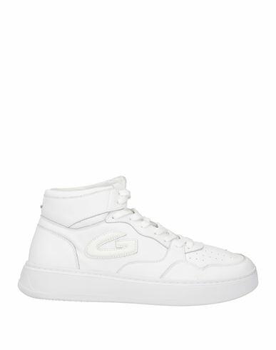 Alberto Guardiani Man Sneakers White Leather Cover