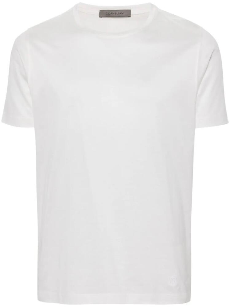 Corneliani crew-neck cotton T-shirt - White Cover