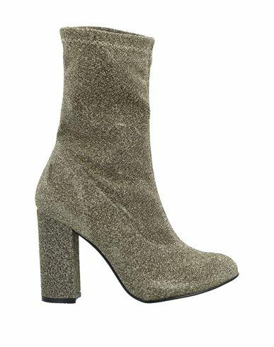 Divine Follie Woman Ankle boots Ocher Textile fibers Cover