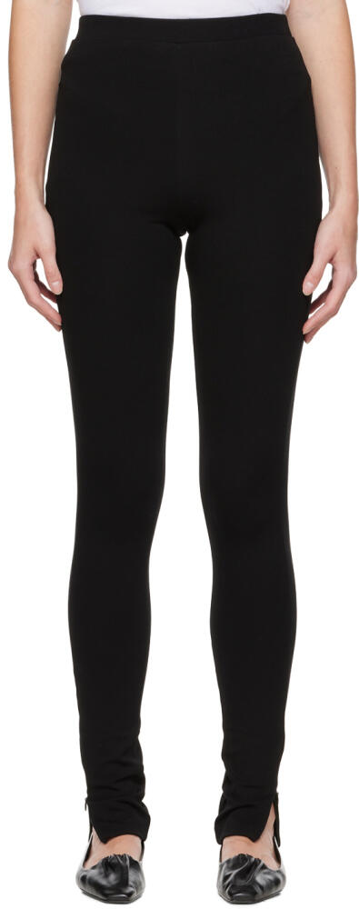 TOTEME Black Zip Leggings Cover