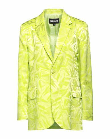 Just Cavalli Woman Blazer Light green Viscose, Acetate, Elastane Cover