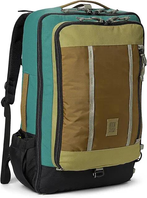 Topo Designs Global Travel Bag (Caribbean/Dark Khaki 1) Carry on Luggage Cover