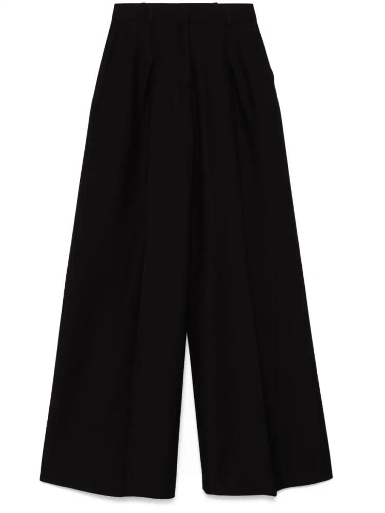 Del Core wide-leg trousers - Black Cover