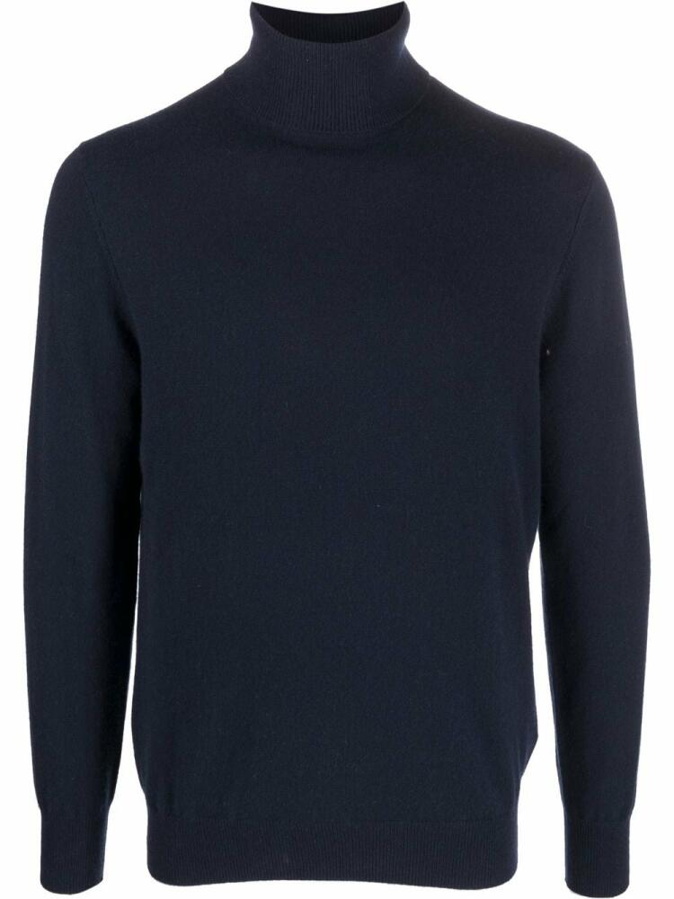 ASPESI roll-neck cashmere jumper - Blue Cover