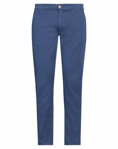 Teleria Zed Man Pants Blue Cotton, Elastane Cover