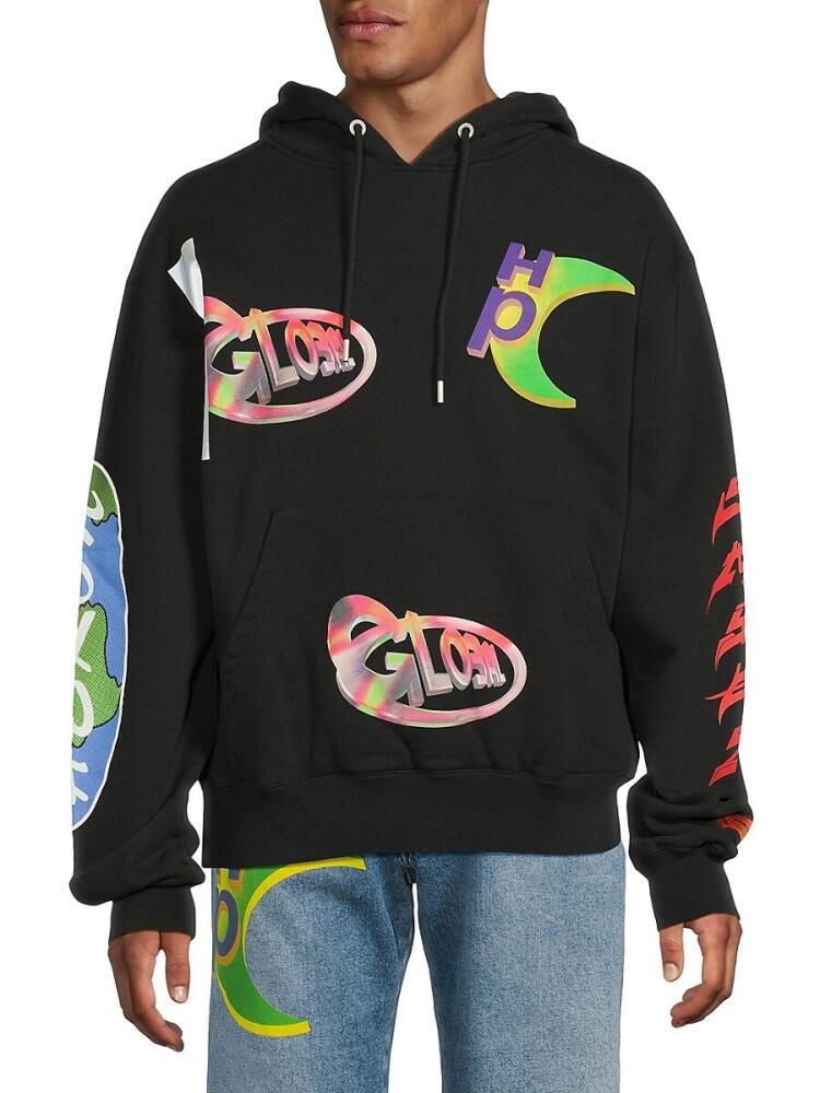 Heron Preston Men's Graphic Hoodie - Black Cover