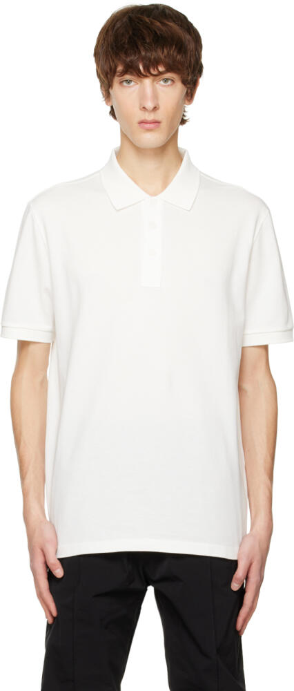 Bottega Veneta White Vented Polo Cover