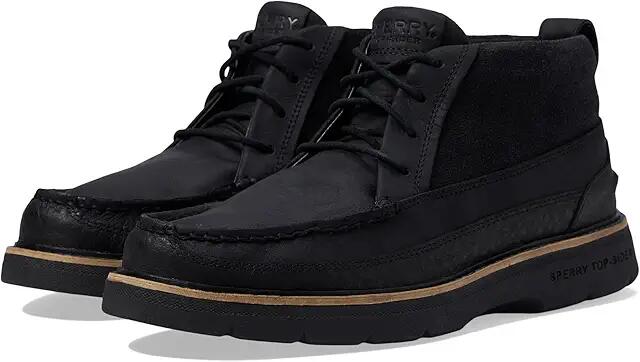 Sperry A/O Plushwave Lug Chukka (Black 2) Men's Shoes Cover