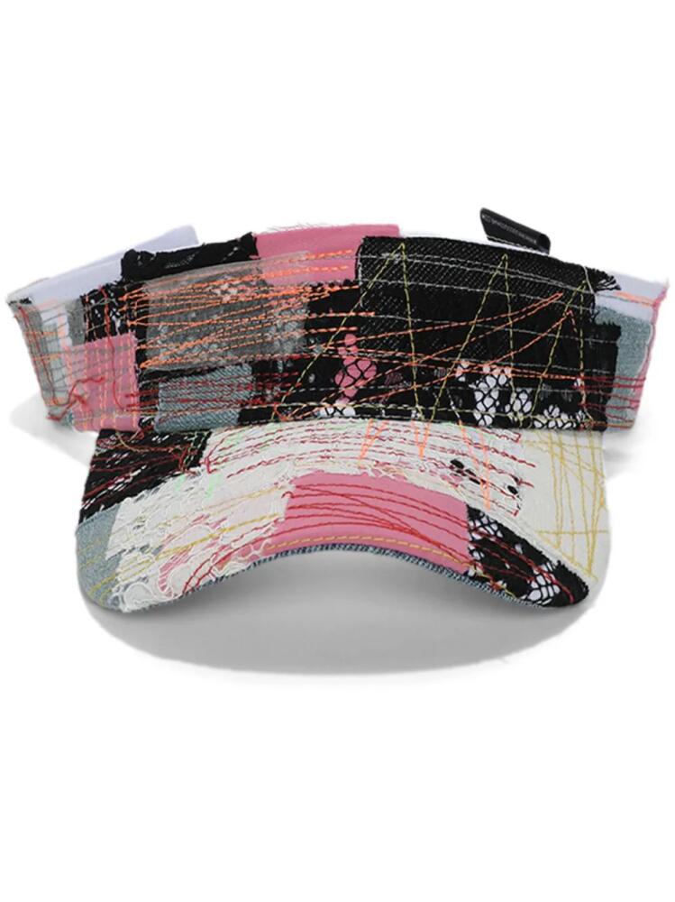 Who Decides War x Pale USA cotton visor - Pink Cover