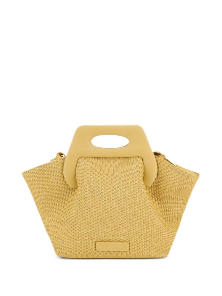 Themoirè Dhea straw tote bags - Yellow Cover