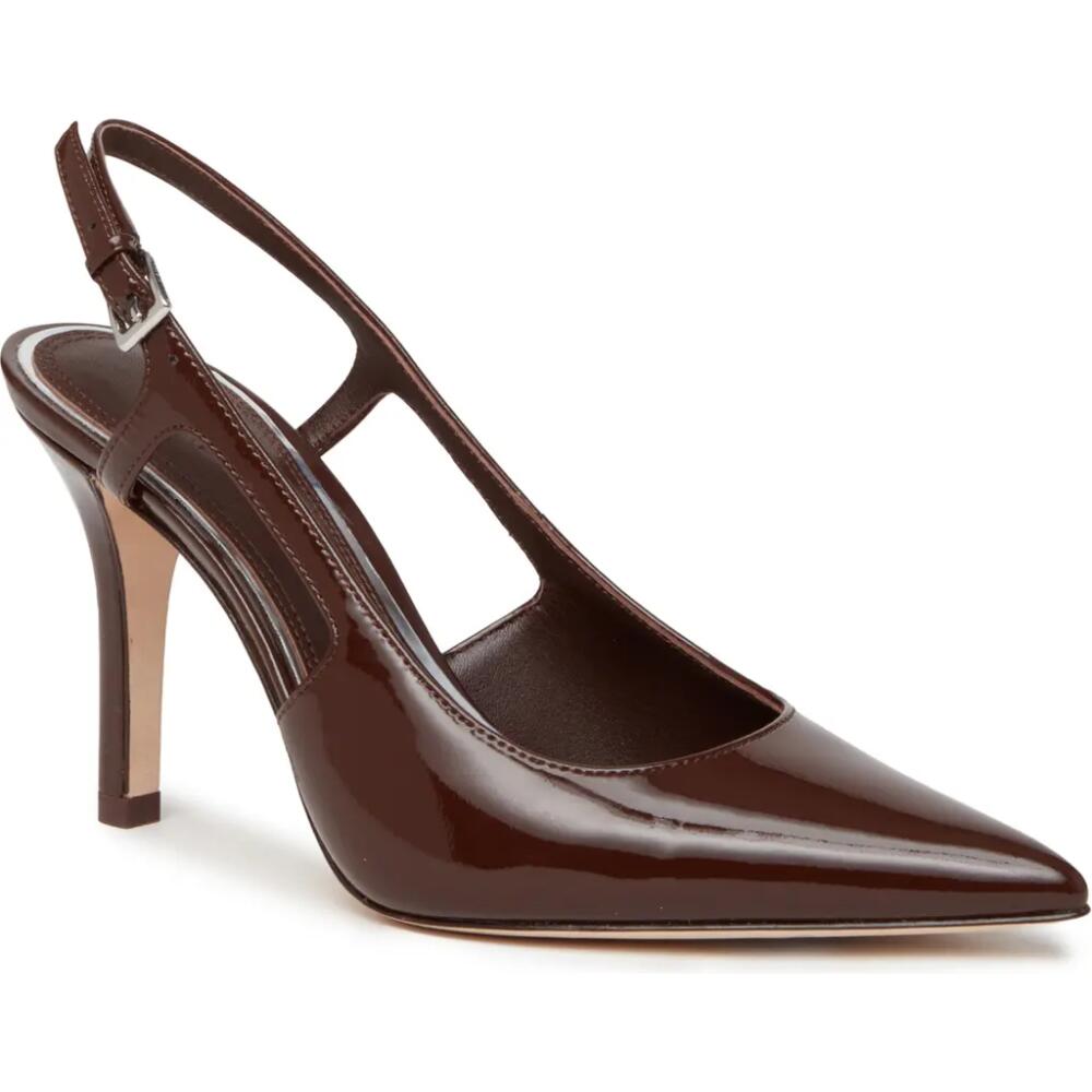 PAIGE Samara Slingback Pointed Toe Pump in Chocolate Cover