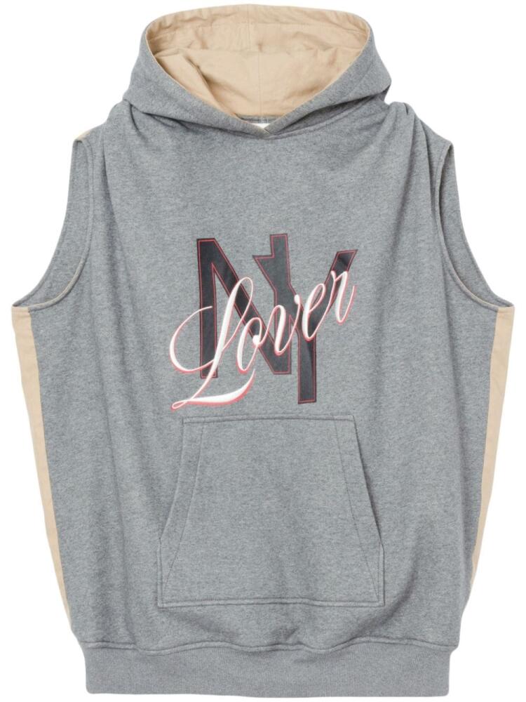 3.1 Phillip Lim NY Lover reversible hoodie - Grey Cover