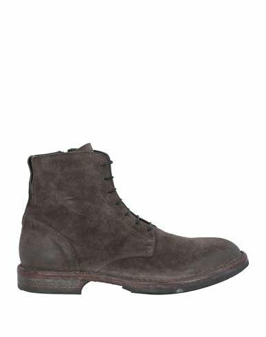 Moma Man Ankle boots Steel grey Leather Cover