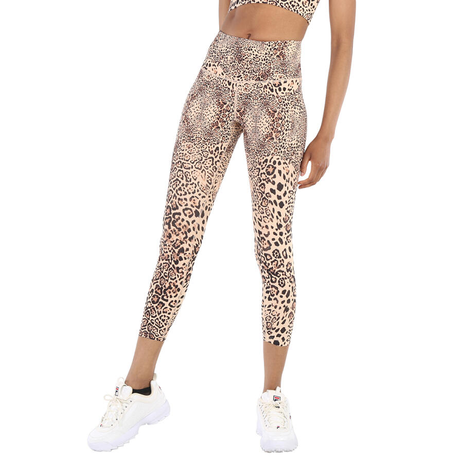 Lorna Jane Ladies Ocelot Print Excel Ankle Biter Leggings Cover