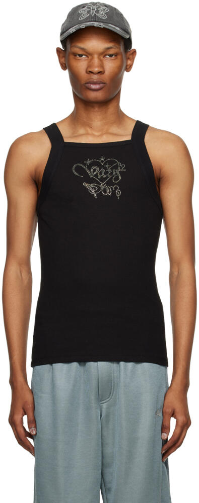 Perks and Mini Black Square Tank Top Cover